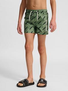 Rückansicht von hummel hmlCHILL BOARD SHORTS Boardshorts Kinder HEDGE GREEN