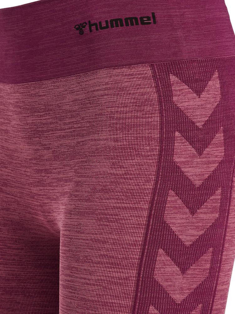 hummel hummel hmlCLEA SEAMLESS MID WAIST TIGHTS Tights Damen - GRAPE WINE/CRUSHED BERRY MEL - 0 | SportScheck