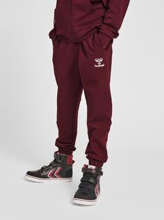 Rückansicht von hummel hmlNUETTE PANTS Trainingshose Kinder WINDSOR WINE
