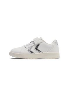 hummel DERBY COURT JR Sneaker Kinder GREY/SILVER