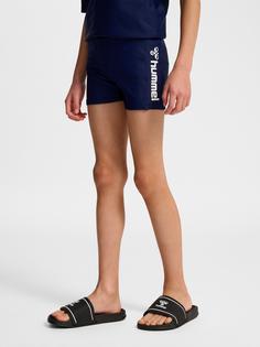 Rückansicht von hummel hmlDAVID SWIM SHORTS Badeshorts Kinder NAVY BLAZER