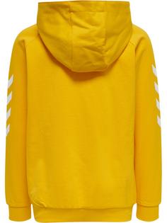 Rückansicht von hummel HMLGO KIDS COTTON HOODIE Hoodie Kinder SPORTS YELLOW