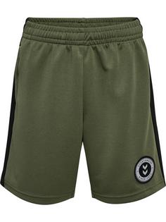 hummel hmlODIN SHORTS Funktionsshorts Kinder DUSTY OLIVE