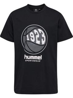 hummel hmlLEO T-SHIRT S/S Funktionsshirt Kinder BLACK