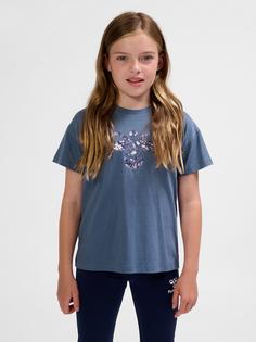Rückansicht von hummel hmlLIBI T-SHIRT Funktionsshirt Kinder BERING SEA