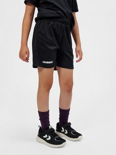 Rückansicht von hummel hmlMULTI PL SHORTS KIDS Funktionsshorts Kinder BLACK