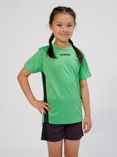 Rückansicht von hummel hmlMULTI PL JERSEY KIDS Funktionsshirt Kinder POISON GREEN