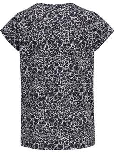 Rückansicht von hummel hmlNANNA T-SHIRT S/S Funktionsshirt Kinder BLACK/WHITE