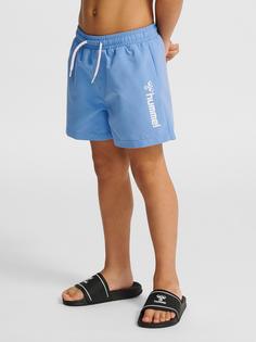 Rückansicht von hummel hmlBONDI BOARD SHORTS Boardshorts Kinder LICHEN BLUE