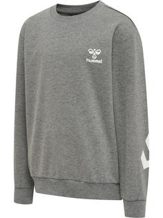 Rückansicht von hummel hmlVENTI TRACKSUIT Trainingsanzug Kinder MEDIUM MELANGE