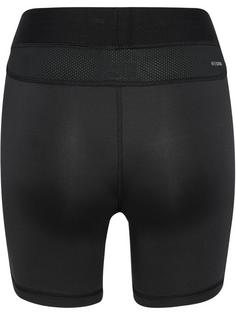 Rückansicht von hummel Tights Damen BLACK