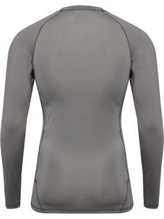 Rückansicht von hummel Funktionsshirt Herren STEEL GRAY