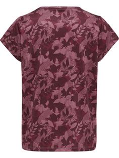Rückansicht von hummel hmlNANNA T-SHIRT S/S Funktionsshirt Kinder DECO ROSE
