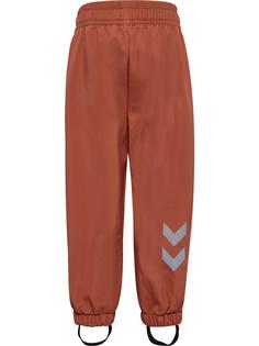Rückansicht von hummel hmlJUPITOR TEX MINI SOFTSHELL PANTS Trainingshose Kinder COPPER BROWN
