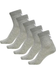 hummel hmlMAKE MY DAY SOCK 5-PACK Sportsocken Kinder GREY MELANGE