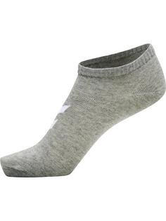 Rückansicht von hummel hmlMATCH ME SOCK 5-PACK Freizeitsocken Kinder GREY MELANGE