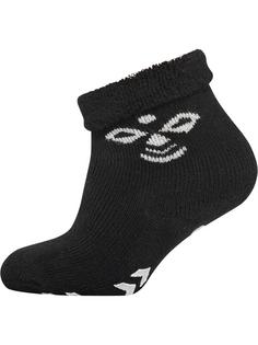 Rückansicht von hummel SNUBBIE SOCKS 3 PK Freizeitsocken Kinder BLACK/OLIVE NIGHT