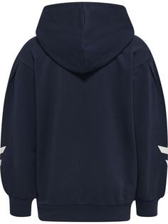 Rückansicht von hummel hmlDUE HOODIE Hoodie Kinder BLACK IRIS