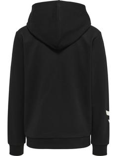 Rückansicht von hummel hmlTRECE ZIP HOODIE Hoodie Kinder BLACK