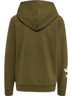 Rückansicht von hummel hmlTRECE ZIP HOODIE Hoodie Kinder DARK OLIVE