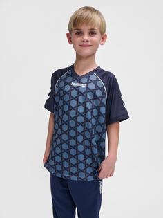Rückansicht von hummel hmlPS T-SHIRT S/S Funktionsshirt Kinder CAPTAIN'S BLUE