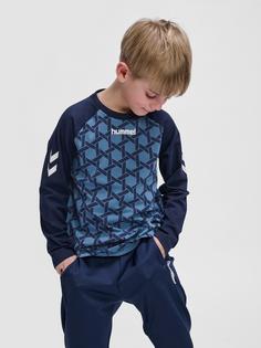 Rückansicht von hummel hmlPS T-SHIRT L/S Funktionsshirt Kinder CAPTAIN'S BLUE