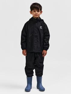 Rückansicht von hummel hmlNESSIE RAINSUIT Regenanzug Kinder BLACK