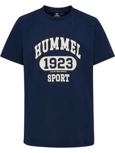 hummel hmlPRINT T-SHIRT S/S Funktionsshirt Kinder BLACK IRIS
