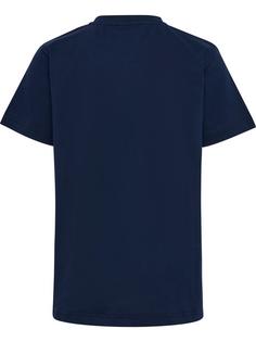 Rückansicht von hummel hmlPRINT T-SHIRT S/S Funktionsshirt Kinder BLACK IRIS