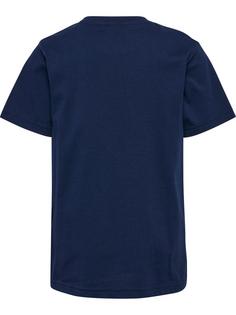Rückansicht von hummel hmlTUKAS T-SHIRT S/S T-Shirt Kinder BLACK IRIS