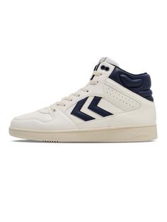 hummel ST POWER PLAY MID PL Sneaker MARSHMALLOW/BLACK IRIS