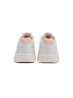 Rückansicht von hummel ST POWER PLAY WM2 Sneaker Damen WHITE/PINK