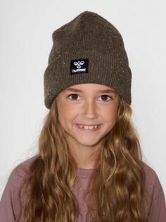 Rückansicht von hummel hmlSTONE BEANIE Beanie Kinder MAJOR BROWN