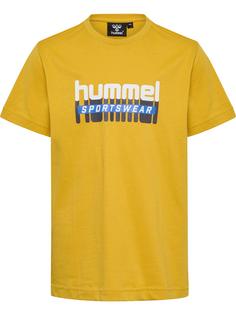 hummel hmlTUKAS T-SHIRT S/S T-Shirt Kinder GOLDEN SPICE