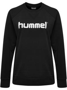 hummel HMLGO COTTON LOGO SWEATSHIRT WOMAN Funktionssweatshirt Damen BLACK