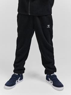 Rückansicht von hummel hmlATLAS FLEECE PANTS Trainingshose Kinder BLACK