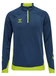 hummel hmlLEAD HALF ZIP Funktionssweatshirt Herren DARK DENIM