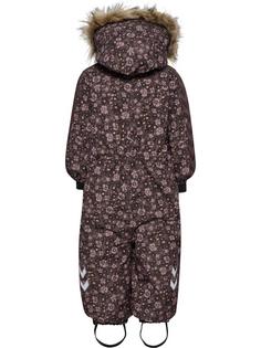Rückansicht von hummel hmlMOON TEX SNOWSUIT Softshellhose Kinder FUDGE