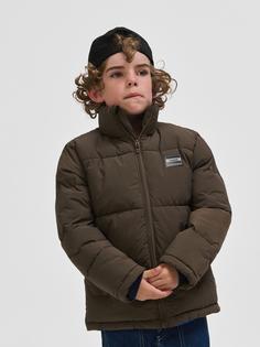 Rückansicht von hummel hmlCRISP TEX JACKET Trainingsjacke Kinder MAJOR BROWN
