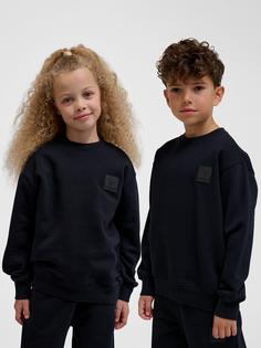 Rückansicht von hummel hmlCLEAN SWEATSHIRT Funktionssweatshirt Kinder BLACK