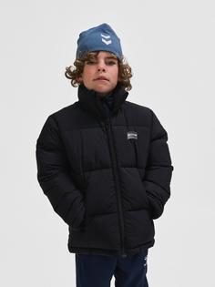 Rückansicht von hummel hmlCRISP TEX JACKET Trainingsjacke Kinder BLACK