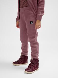 Rückansicht von hummel hmlATLAS FLEECE PANTS Trainingshose Kinder TWILIGHT MAUVE