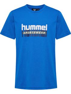 hummel hmlTUKAS T-SHIRT S/S T-Shirt Kinder BLUE LOLITE