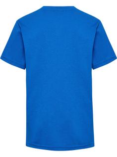 Rückansicht von hummel hmlTUKAS T-SHIRT S/S T-Shirt Kinder BLUE LOLITE