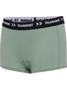 Rückansicht von hummel hmlNALA HIPSTERS 3 PAK Unterhemd Kinder ICEBERG GREEN