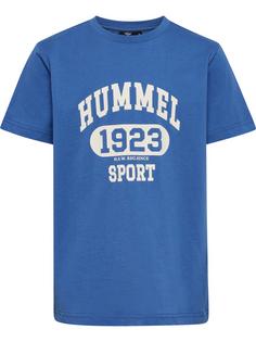 hummel hmlPRINT T-SHIRT S/S Funktionsshirt Kinder BRIGHT COBALT