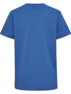 Rückansicht von hummel hmlPRINT T-SHIRT S/S Funktionsshirt Kinder BRIGHT COBALT