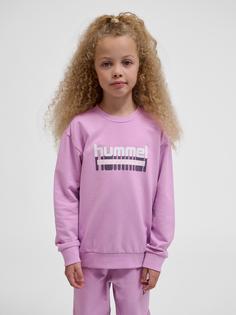 Rückansicht von hummel hmlTUKAS SWEATSHIRT Sweatshirt Kinder SMOKY GRAPE
