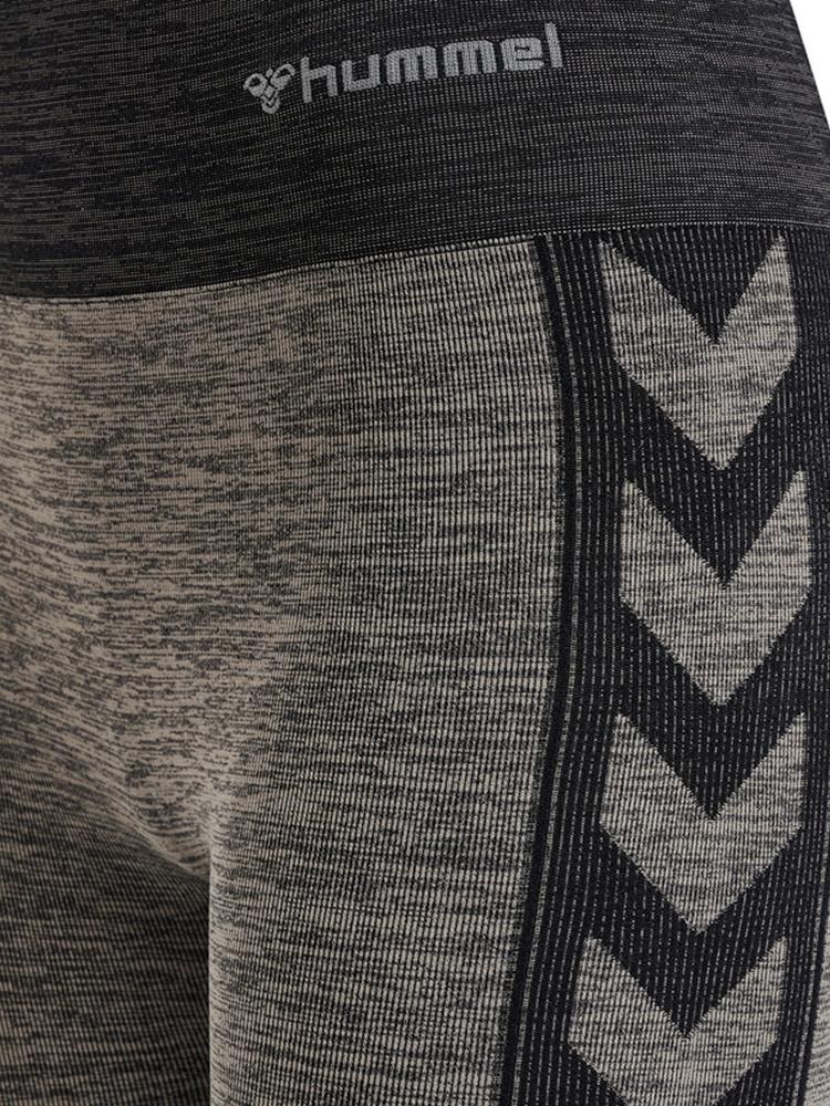 hummel hummel hmlCLEA SEAMLESS MID WAIST TIGHTS Tights Damen - CHATEAU GRAY/BLACK MELANGE - 0 | SportScheck