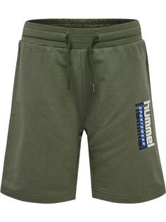 hummel hmlTUKAS SHORTS Funktionsshorts Kinder DUSTY OLIVE